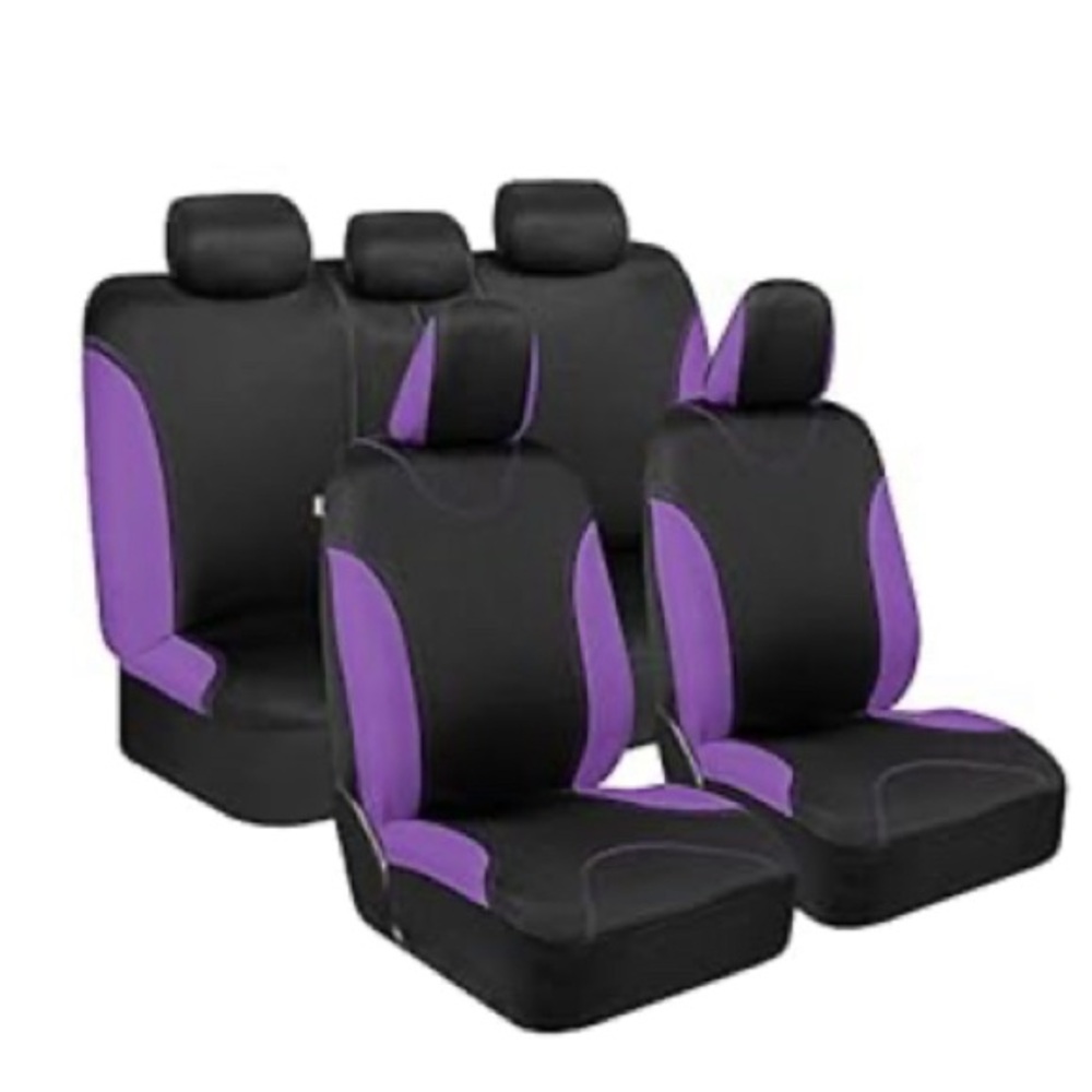 BDK UltraSleek Purple Seat Covers for Cars